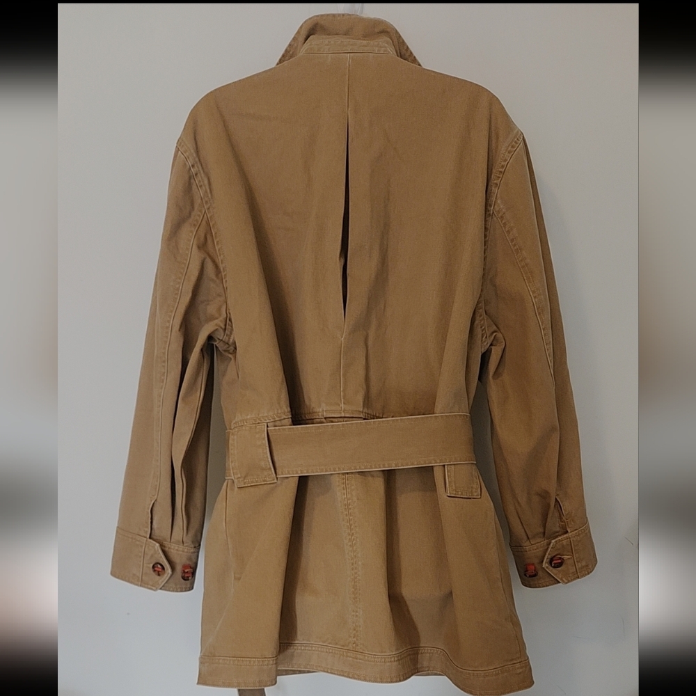 The Territory Ahead Tan Utility Jacket with Belt - Picture 6 of 15